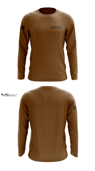 NMRTC FORT BELVOIR FCPOA 17403129 Long Sleeve Performance Shirt 1
