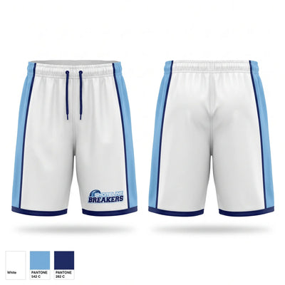 Shoreline Breakers 12u Royal Athletic Shorts With Pockets - 1