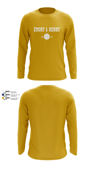 Long Sleeve Performance Shirt, Emory & Henry Volleyball, Women's Volleyball, Teamtime, Team time, sublimation, custom sports apparel, team uniforms, spirit wear, spiritwear, sports uniforms, custom shirts, team store, custom team store, fundraiser sports, apparel fundraiser