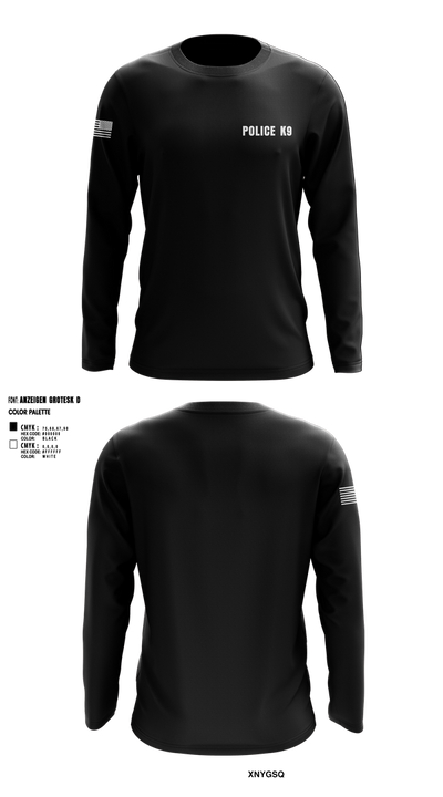 POLICE K9 14845972 Long Sleeve Performance Shirt 3