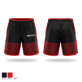 Athletic Shorts With Pockets, Warriors, Swimming, Teamtime, Team time, sublimation, custom sports apparel, team uniforms, spirit wear, spiritwear, sports uniforms, custom shirts, team store, custom team store, fundraiser sports, apparel fundraiser
