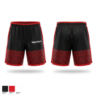 Warriors Athletic Shorts With Pockets - 1