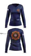 Eielson AFB 51767354 Women's Long Sleeve V-neck Shirt - 4