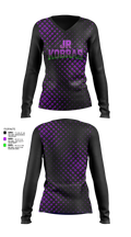 JR Kobras Women's Long Sleeve V-neck Shirt - 3