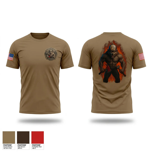 Short Sleeve Performance Shirt, 63rd OD CO Fire Rescue, Army, Teamtime, Team time, sublimation, custom sports apparel, team uniforms, spirit wear, spiritwear, sports uniforms, custom shirts, team store, custom team store, fundraiser sports, apparel fundraiser
