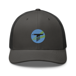 World Famous Black Ravens 41628241 Retro Trucker Hat | Yupoong 6606