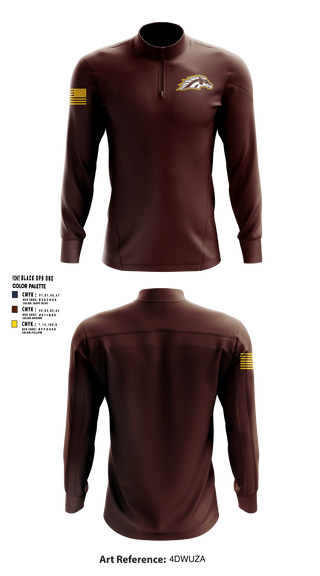 Quarter Zip Jacket, Western Michigan University Public Safety, Police, Teamtime, Team time, sublimation, custom sports apparel, team uniforms, spirit wear, spiritwear, sports uniforms, custom shirts, team store, custom team store, fundraiser sports, apparel fundraiser