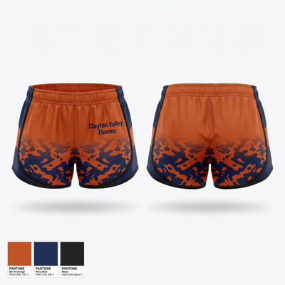 Clayton Valley Flames Women's Shorts - 1