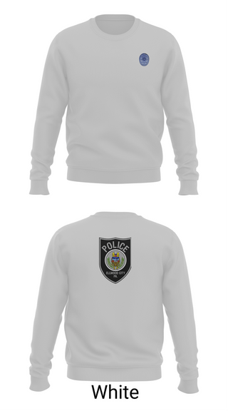 Crew Neck Sweatshirt, Ellwood city police, Police, Teamtime, Team time, sublimation, custom sports apparel, team uniforms, spirit wear, spiritwear, sports uniforms, custom shirts, team store, custom team store, fundraiser sports, apparel fundraiser