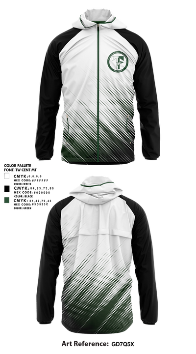 Tallulah Falls School Soccer 32825248 Windbreaker - 1