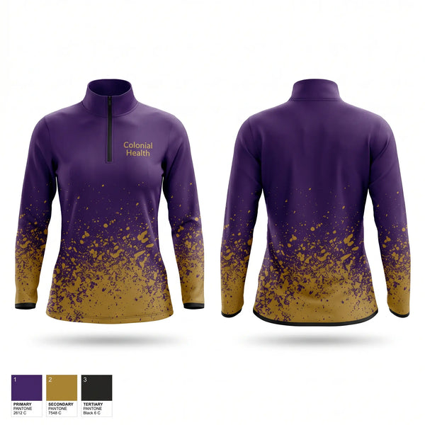 Quarter Zip Jacket, Colonial Health, , Teamtime, Team time, sublimation, custom sports apparel, team uniforms, spirit wear, spiritwear, sports uniforms, custom shirts, team store, custom team store, fundraiser sports, apparel fundraiser