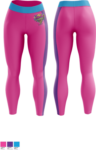 Womens Leggings, Chaos Chasers, Softball, Teamtime, Team time, sublimation, custom sports apparel, team uniforms, spirit wear, spiritwear, sports uniforms, custom shirts, team store, custom team store, fundraiser sports, apparel fundraiser