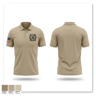Short Sleeve Performance Polo, 4th Battalion 9th Infantry Regiment, Army, Teamtime, Team time, sublimation, custom sports apparel, team uniforms, spirit wear, spiritwear, sports uniforms, custom shirts, team store, custom team store, fundraiser sports, apparel fundraiser