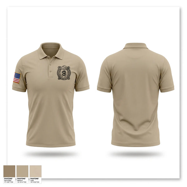 Short Sleeve Performance Polo, 4th Battalion 9th Infantry Regiment, Army, Teamtime, Team time, sublimation, custom sports apparel, team uniforms, spirit wear, spiritwear, sports uniforms, custom shirts, team store, custom team store, fundraiser sports, apparel fundraiser