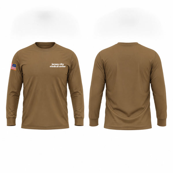 Long Sleeve Performance Shirt, jersey city medical center, EMS/EMT, Teamtime, Team time, sublimation, custom sports apparel, team uniforms, spirit wear, spiritwear, sports uniforms, custom shirts, team store, custom team store, fundraiser sports, apparel fundraiser