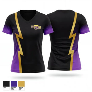 Womens Short Sleeve Vneck Shirt, Puregold Band, Spirit Store, Teamtime, Team time, sublimation, custom sports apparel, team uniforms, spirit wear, spiritwear, sports uniforms, custom shirts, team store, custom team store, fundraiser sports, apparel fundraiser