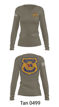 Cleveland Police 51726881 Women's Long Sleeve V-neck Shirt - 11