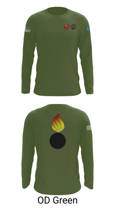 RTS-M FT. HOOD 77686881 Long Sleeve Performance Shirt 46