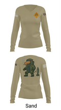 1st EOD DET 18111177 Women's Long Sleeve V-neck Shirt - 97