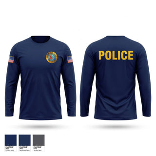 Long Sleeve Performance Shirt, Perth Amboy Police, Police, Teamtime, Team time, sublimation, custom sports apparel, team uniforms, spirit wear, spiritwear, sports uniforms, custom shirts, team store, custom team store, fundraiser sports, apparel fundraiser