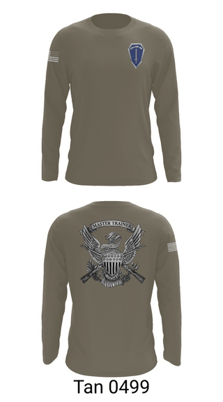 Long Sleeve Performance Shirt, Infantry Master Trainer Course, Army, Teamtime, Team time, sublimation, custom sports apparel, team uniforms, spirit wear, spiritwear, sports uniforms, custom shirts, team store, custom team store, fundraiser sports, apparel fundraiser