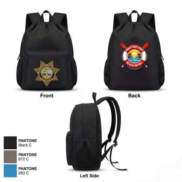 Gear Bag, Georgetown County Beach Patrol, Police, Teamtime, Team time, sublimation, custom sports apparel, team uniforms, spirit wear, spiritwear, sports uniforms, custom shirts, team store, custom team store, fundraiser sports, apparel fundraiser