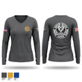 Hidalgo County Sheriff’s Office SWAT Women's Long Sleeve V-neck Shirt - 1