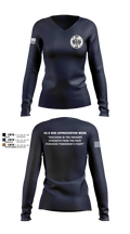 Joint Base San Antonio 4A/MSC 19646958 Women's Long Sleeve V-neck Shirt - 3