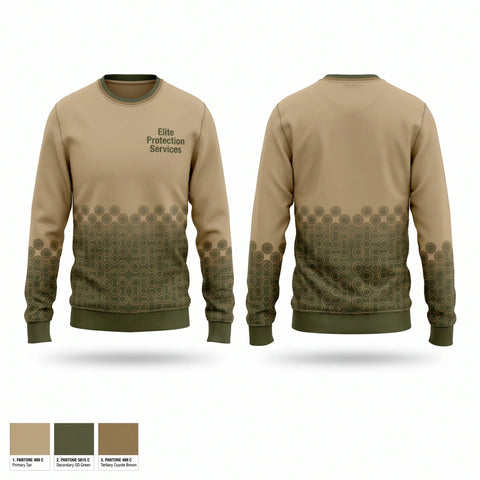 Crew Neck Sweatshirt, Elite Protection Services, , Teamtime, Team time, sublimation, custom sports apparel, team uniforms, spirit wear, spiritwear, sports uniforms, custom shirts, team store, custom team store, fundraiser sports, apparel fundraiser