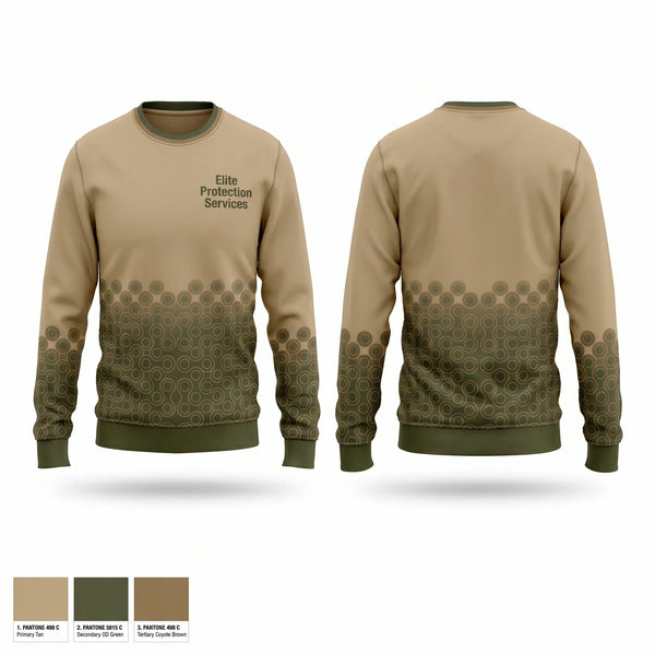 Crew Neck Sweatshirt, Elite Protection Services, , Teamtime, Team time, sublimation, custom sports apparel, team uniforms, spirit wear, spiritwear, sports uniforms, custom shirts, team store, custom team store, fundraiser sports, apparel fundraiser
