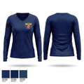 Dekalb Company 7 55885240 Women's Long Sleeve V-neck Shirt - 1