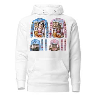 Unisex Hoodie - 1 - White