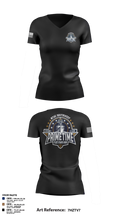 PRIMETIME 79081947 Women's Short Sleeve V-neck Shirt - 3