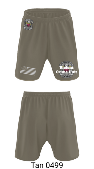 Athletic Shorts With Pockets, Violent Crime Unit, Police, Teamtime, Team time, sublimation, custom sports apparel, team uniforms, spirit wear, spiritwear, sports uniforms, custom shirts, team store, custom team store, fundraiser sports, apparel fundraiser