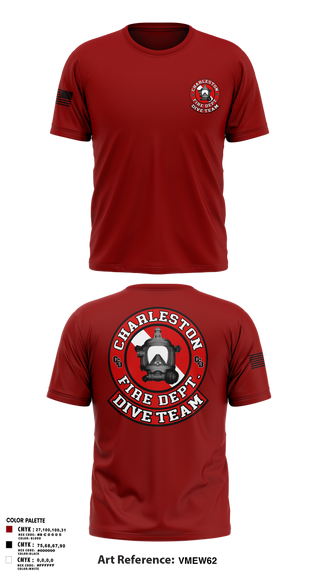 Old School Cotton Feel Shirt, Charleston Fire Dept Dive Team, Fire Department, Teamtime, Team time, sublimation, custom sports apparel, team uniforms, spirit wear, spiritwear, sports uniforms, custom shirts, team store, custom team store, fundraiser sports, apparel fundraiser