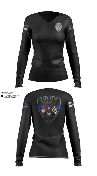 Womens Long Sleeve Vneck Shirt, SPD PATROL, Police, Teamtime, Team time, sublimation, custom sports apparel, team uniforms, spirit wear, spiritwear, sports uniforms, custom shirts, team store, custom team store, fundraiser sports, apparel fundraiser