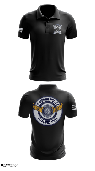 Short Sleeve Performance Polo, Windsor PD Traffic Unit, Police, Teamtime, Team time, sublimation, custom sports apparel, team uniforms, spirit wear, spiritwear, sports uniforms, custom shirts, team store, custom team store, fundraiser sports, apparel fundraiser