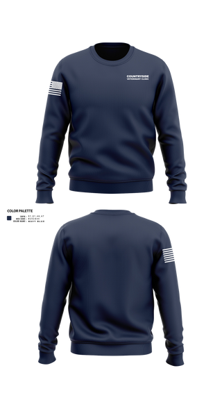 Crew Neck Sweatshirt, Countryside Veterinary Clinic, , Teamtime, Team time, sublimation, custom sports apparel, team uniforms, spirit wear, spiritwear, sports uniforms, custom shirts, team store, custom team store, fundraiser sports, apparel fundraiser