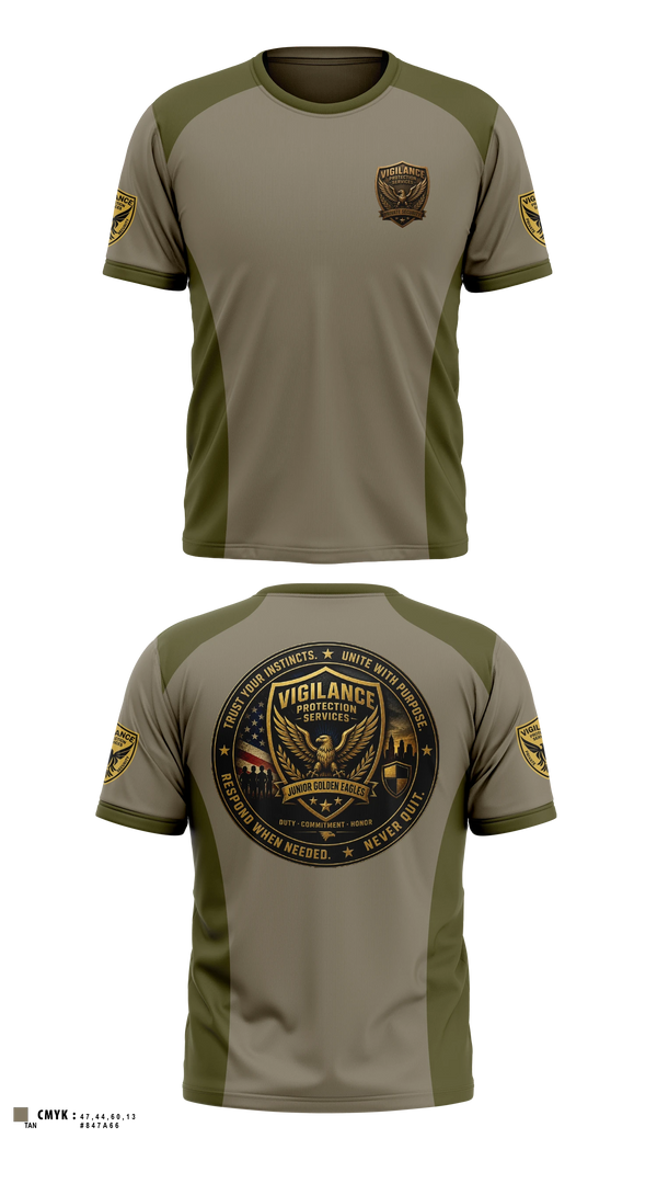 Short Sleeve Performance Shirt, Vigilance Protection Services, , Teamtime, Team time, sublimation, custom sports apparel, team uniforms, spirit wear, spiritwear, sports uniforms, custom shirts, team store, custom team store, fundraiser sports, apparel fundraiser