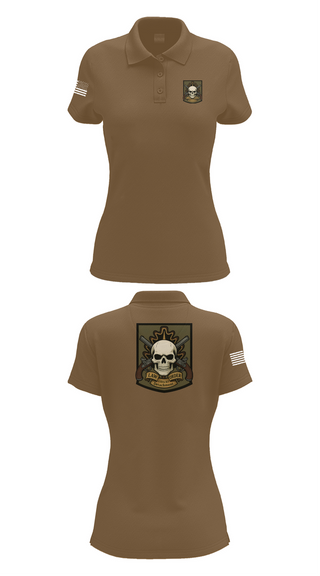 Womens Short Sleeve Performance Polo, 430th MP Detachment, , Teamtime, Team time, sublimation, custom sports apparel, team uniforms, spirit wear, spiritwear, sports uniforms, custom shirts, team store, custom team store, fundraiser sports, apparel fundraiser