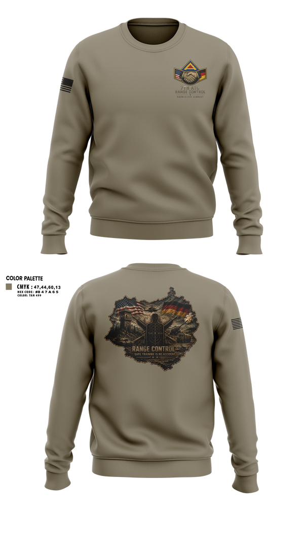 Crew Neck Sweatshirt, 7TH ATC, Army, Teamtime, Team time, sublimation, custom sports apparel, team uniforms, spirit wear, spiritwear, sports uniforms, custom shirts, team store, custom team store, fundraiser sports, apparel fundraiser