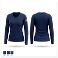 University of Florida Police Department 19823526 Women's Long Sleeve V-neck Shirt - 1