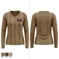 557 ECC Women's Long Sleeve V-neck Shirt - 1