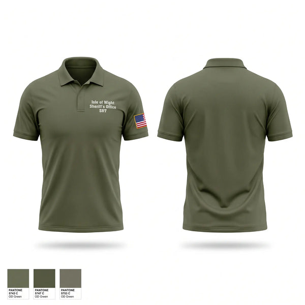 Short Sleeve Performance Polo, Isle of Wight Sheriff’s Office SRT, Police, Teamtime, Team time, sublimation, custom sports apparel, team uniforms, spirit wear, spiritwear, sports uniforms, custom shirts, team store, custom team store, fundraiser sports, apparel fundraiser
