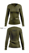 Denver Special Response Team Women's Long Sleeve V-neck Shirt - 6