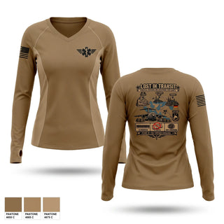 Womens Long Sleeve Vneck Shirt, Medical Misfits 2026, Army, Teamtime, Team time, sublimation, custom sports apparel, team uniforms, spirit wear, spiritwear, sports uniforms, custom shirts, team store, custom team store, fundraiser sports, apparel fundraiser
