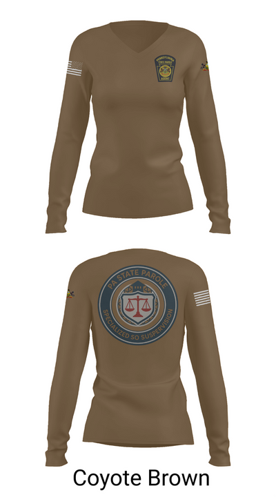 Specialized Sex Offender Supervision 79544168 Women's Long Sleeve V-neck Shirt - 16