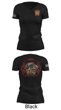 Saugus Fire Department Women's Short Sleeve V-neck Shirt - 24