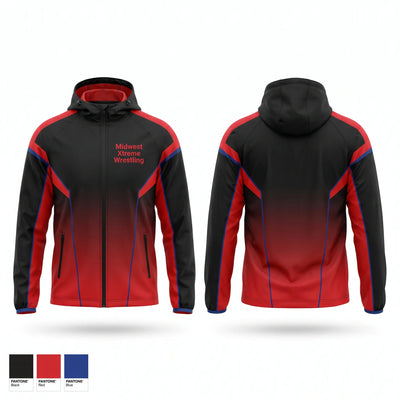 Midwest Xtreme Wrestling Windbreaker - 1