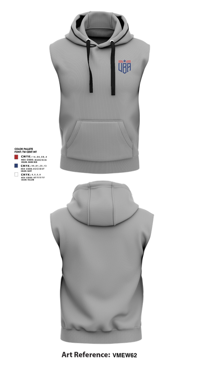 Unity Baseball Academy 90512251 Sleeveless Hoodie - 2